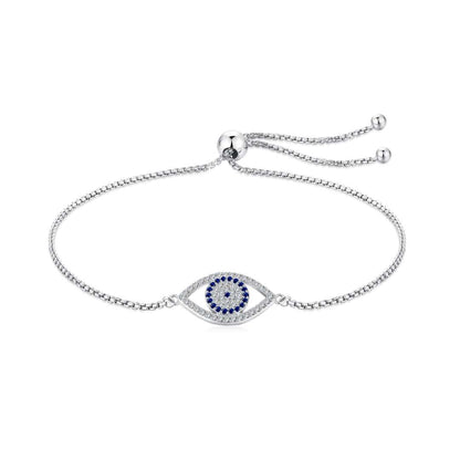 [ElanLuxe Jewelry]Dazzling Eye Shape Necklace