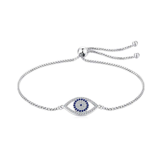 [ElanLuxe Jewelry]Dazzling Eye Shape Necklace