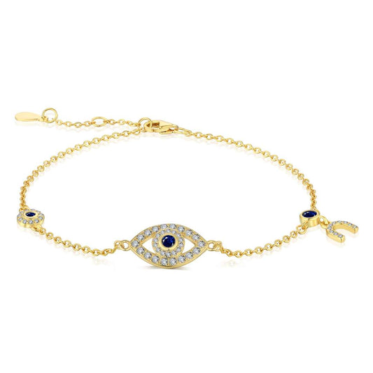 [ElanLuxe Jewelry]Dainty Eye Shape Necklace