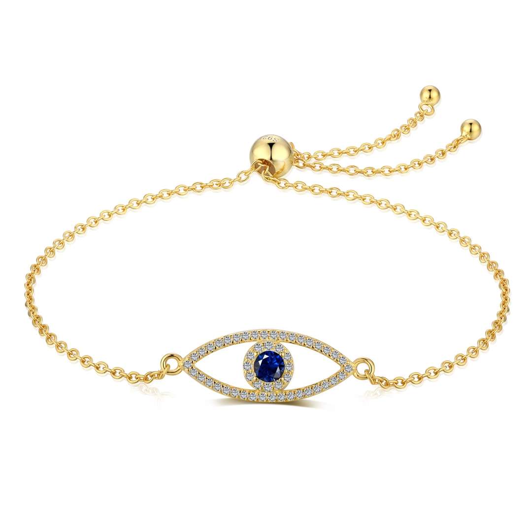 [ElanLuxe Jewelry]Devil's Eye Hollow Design Bracelet
