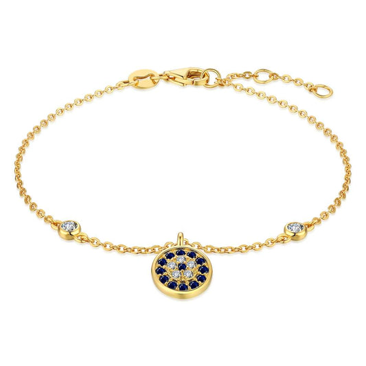 [ElanLuxe Jewelry]Devil's Eye Round Shape Bracelet