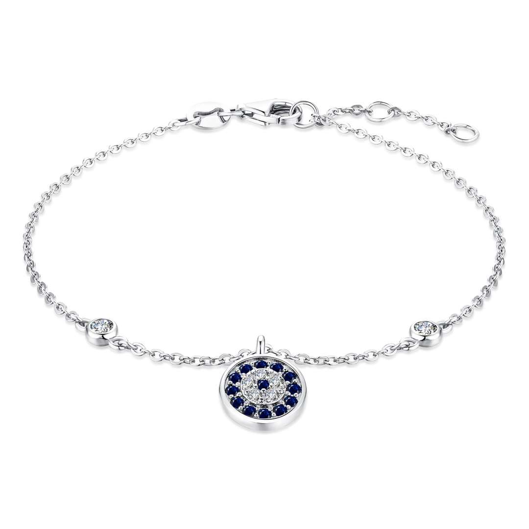 [ElanLuxe Jewelry]Devil's Eye Round Shape Bracelet