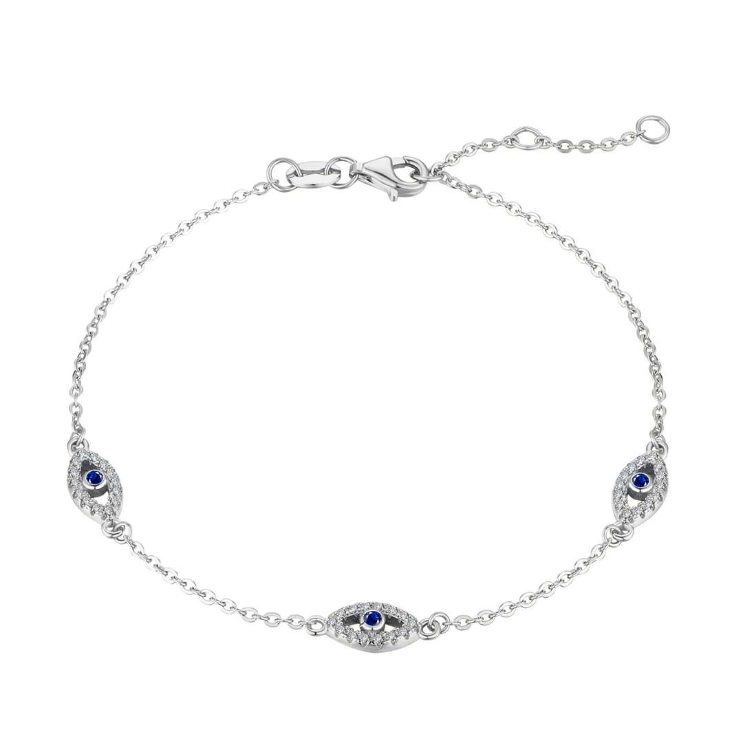 [ElanLuxe Jewelry]Evil Eye Shape Pendent Necklace