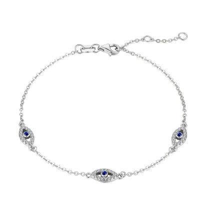 [ElanLuxe Jewelry]Evil Eye Shape Pendent Necklace