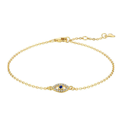 [ElanLuxe Jewelry]Evil Eye Shape Necklace
