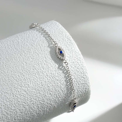 [ElanLuxe Jewelry]Evil Eye Shape Pendent Necklace