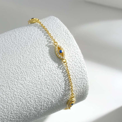 [ElanLuxe Jewelry]Evil Eye Shape Pendent Necklace