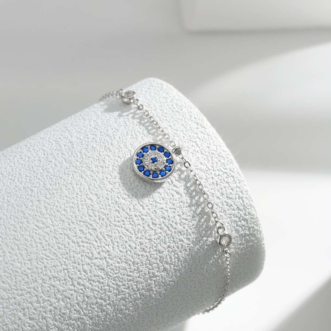 [ElanLuxe Jewelry]Devil's Eye Round Shape Bracelet