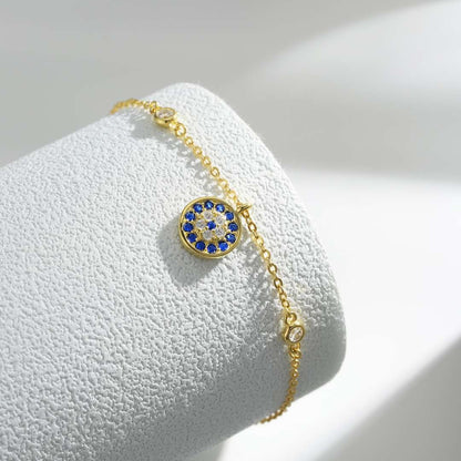 [ElanLuxe Jewelry]Devil's Eye Round Shape Bracelet