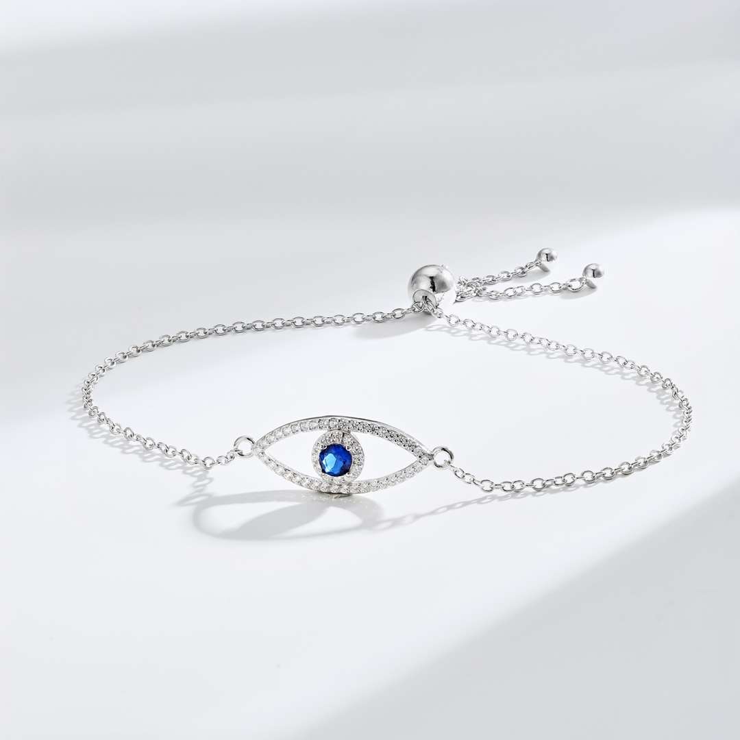 [ElanLuxe Jewelry]Devil's Eye Hollow Design Bracelet
