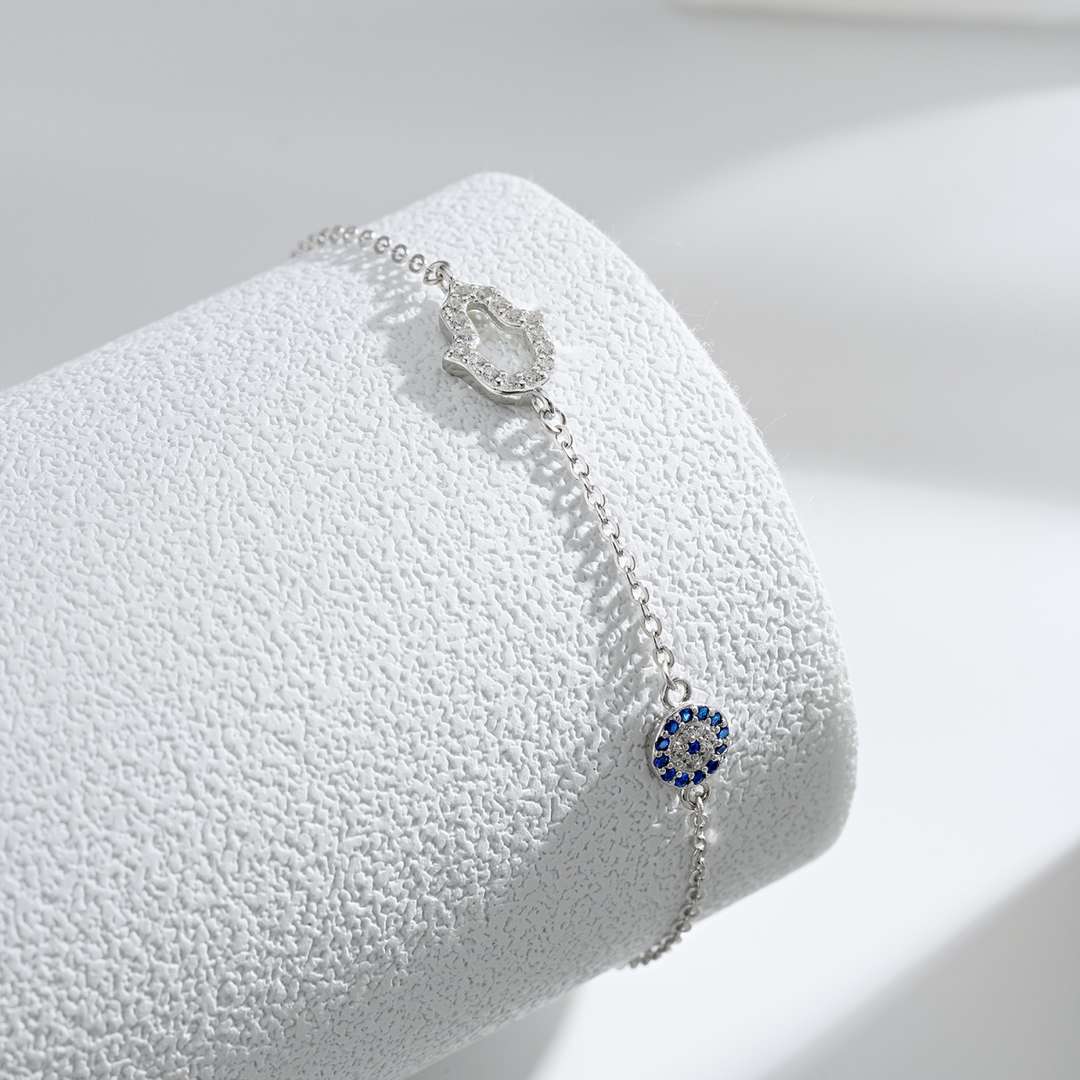 [ElanLuxe Jewelry]Gost Shape & Round Shape Necklace