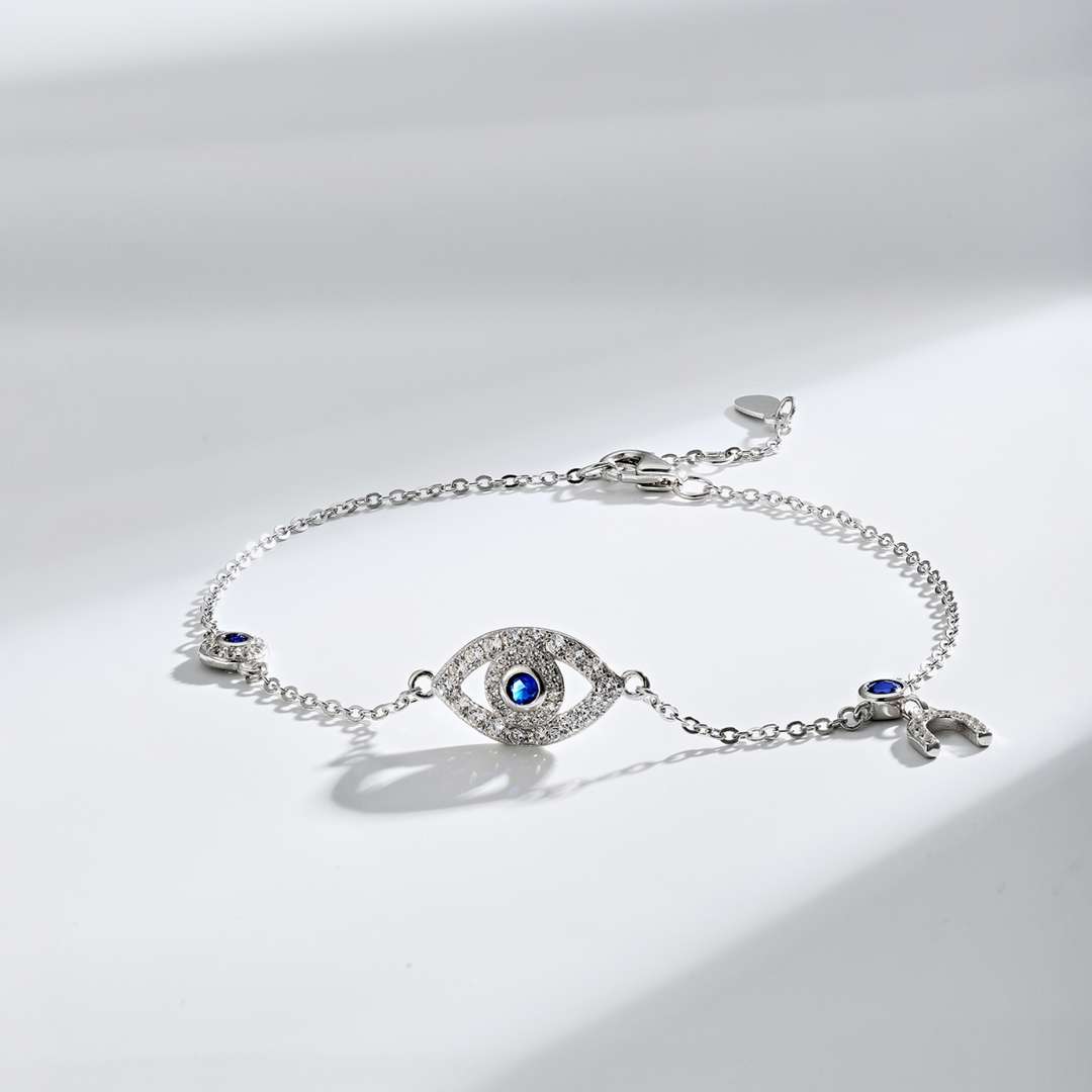 [ElanLuxe Jewelry]Dainty Eye Shape Necklace