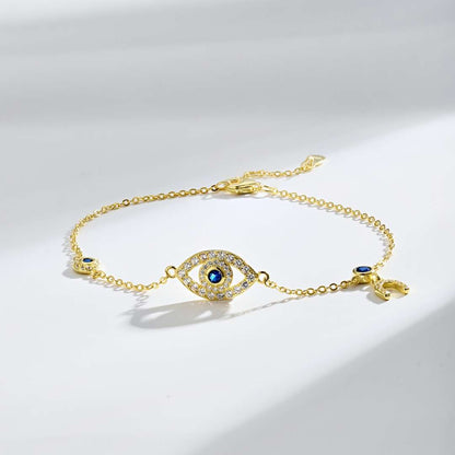 [ElanLuxe Jewelry]Dainty Eye Shape Necklace