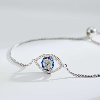 [ElanLuxe Jewelry]Dazzling Eye Shape Necklace