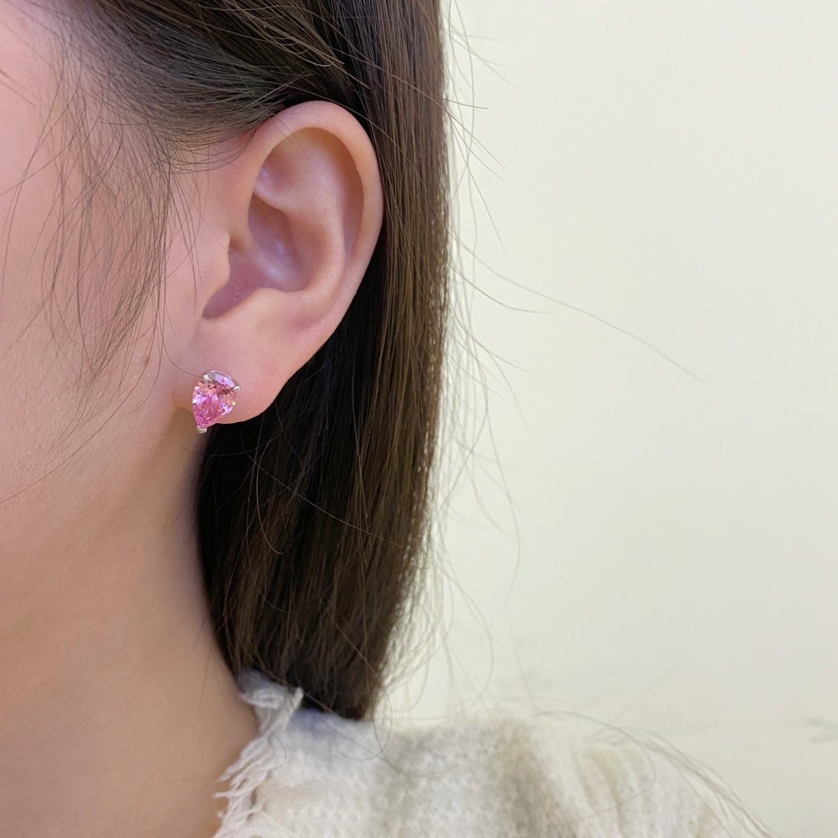 [ElanLuxe Jewelry]Ornate Water Drop Shape Earrings