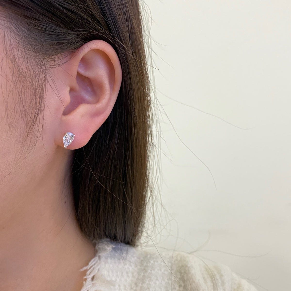 [ElanLuxe Jewelry]Ornate Water Drop Shape Earrings