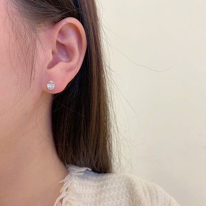 [ElanLuxe Jewelry]Oval Classic Dignified Elegant Earrings