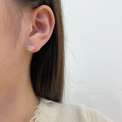 [ElanLuxe Jewelry]Dainty Round Shape Earrings