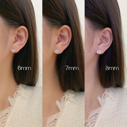 [ElanLuxe Jewelry]Dainty Round Shape Earrings