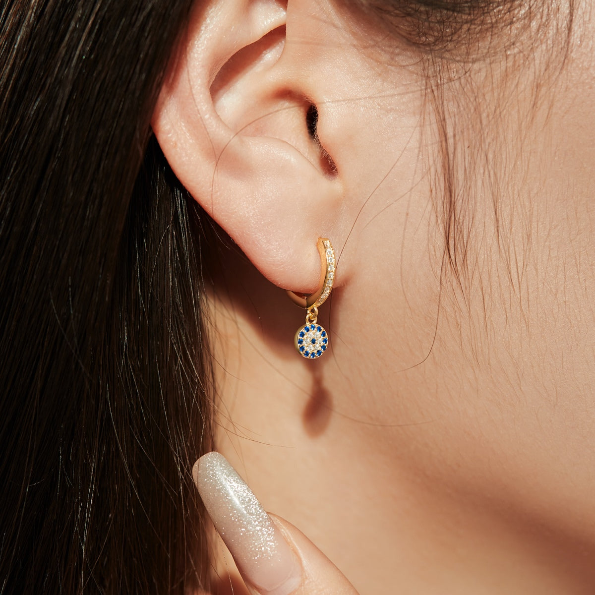 [ElanLuxe Jewelry]Unique Devil Eye Earrings