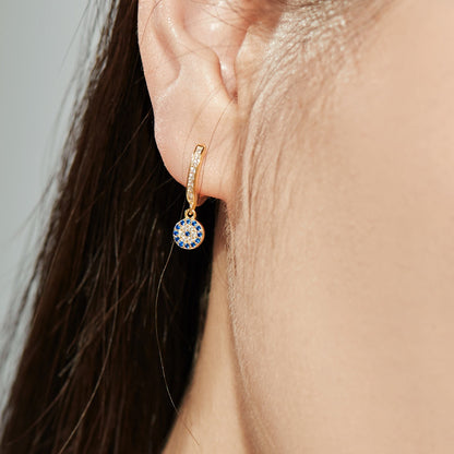 [ElanLuxe Jewelry]Unique Devil Eye Earrings