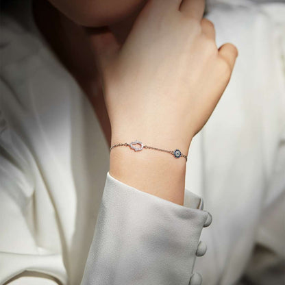 [ElanLuxe Jewelry]Gost Shape & Round Shape Necklace