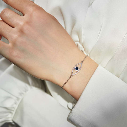 [ElanLuxe Jewelry]Devil's Eye Hollow Design Bracelet