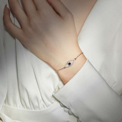 [ElanLuxe Jewelry]Devil's Eye Hollow Design Bracelet