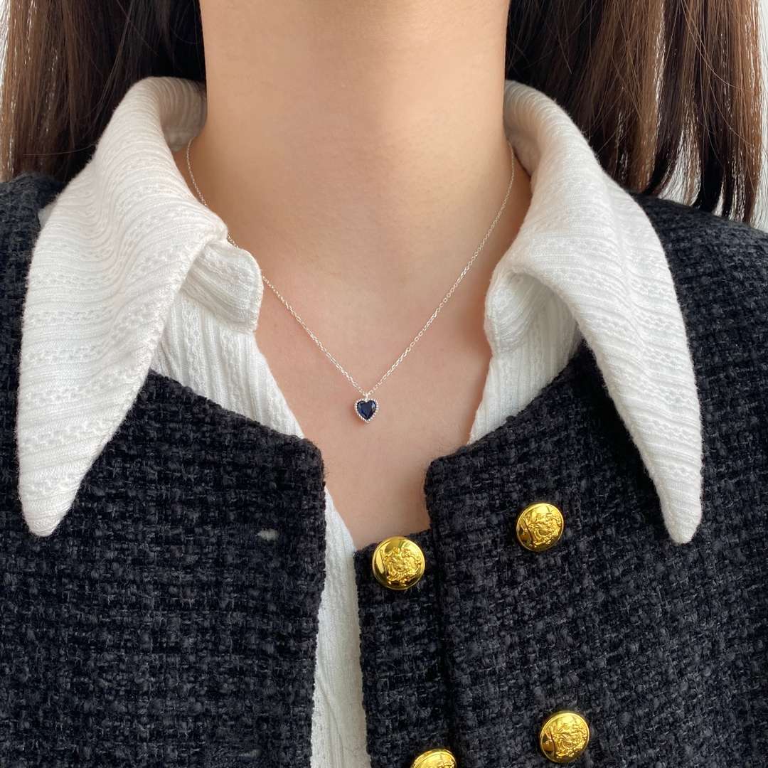 [ElanLuxe Jewelry]Ornate Heart Shape Necklace