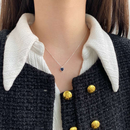 [ElanLuxe Jewelry]Ornate Heart Shape Necklace