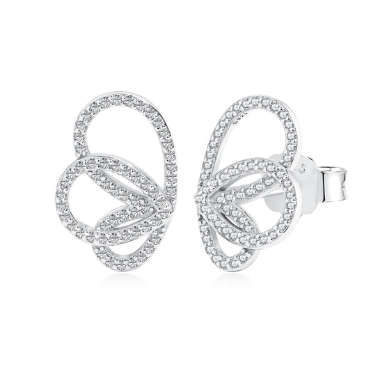 [ElanLuxe Jewelry]Exquisite Butterfly Shape Earrings