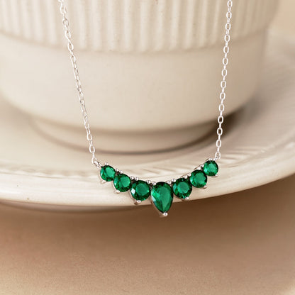[ElanLuxe Jewelry]Dainty Colorful Heart Necklace