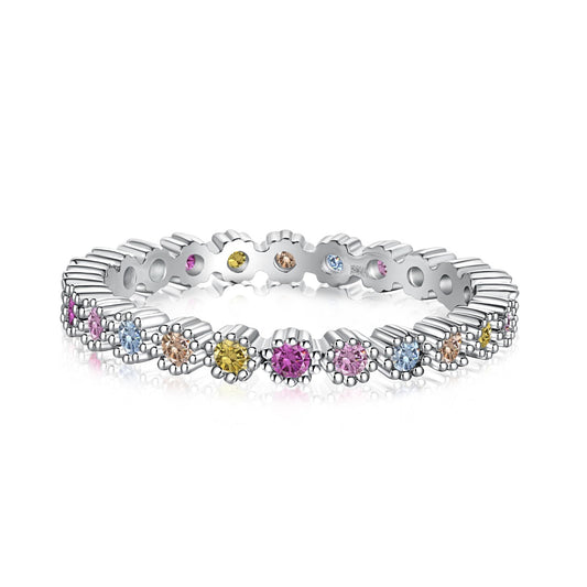 [ElanLuxe Jewelry]Exquisite Colorful Round Cut Party Ring