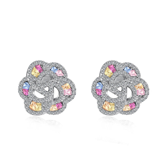 [ElanLuxe Jewelry]Exquisite Flower Shape Daily Earrings