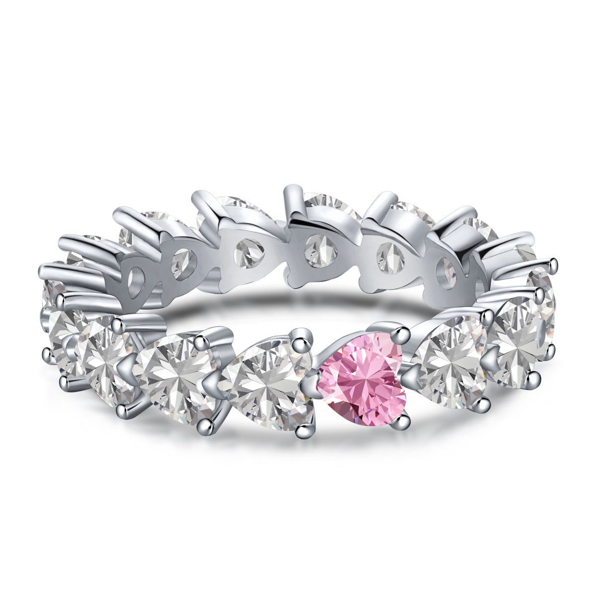 [ElanLuxe Jewelry]0.25 Carat Radiant Romance Heart Cut Lover Ring