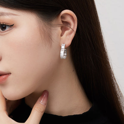 [ElanLuxe Jewelry]Radiant Heart Cutout Earrings