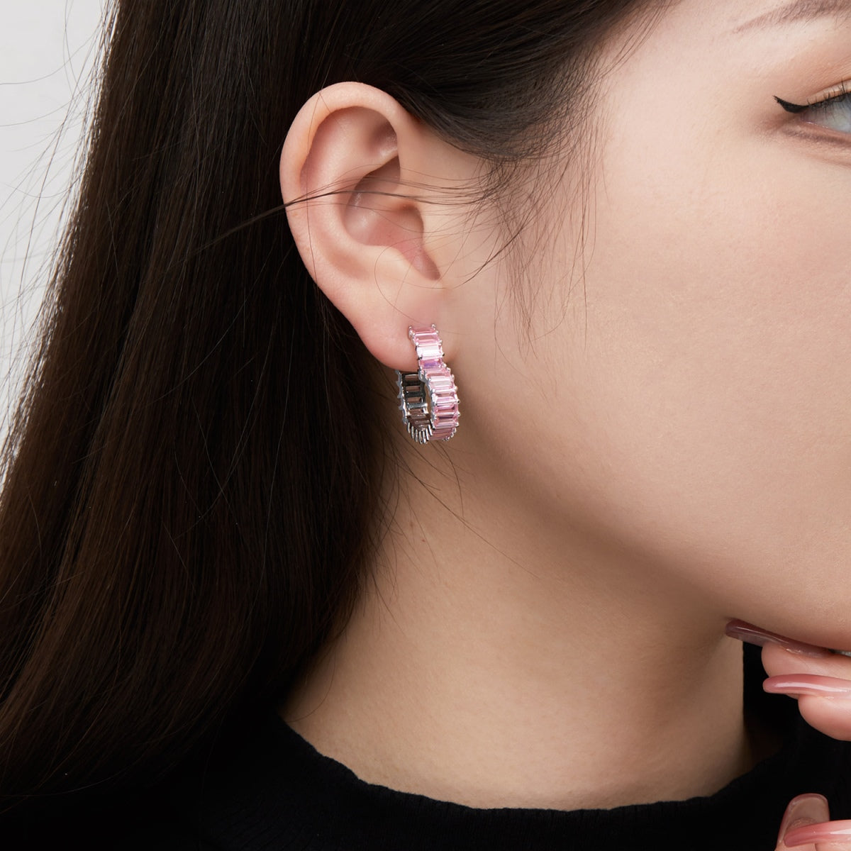[ElanLuxe Jewelry]Radiant Heart Cutout Earrings