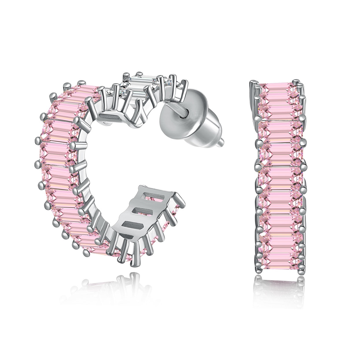 [ElanLuxe Jewelry]Radiant Heart Cutout Earrings