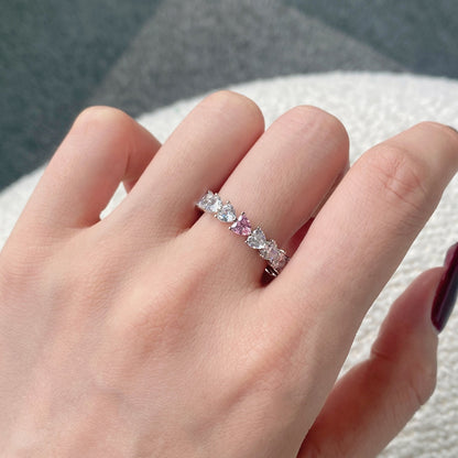 [ElanLuxe Jewelry]0.25 Carat Radiant Romance Heart Cut Lover Ring