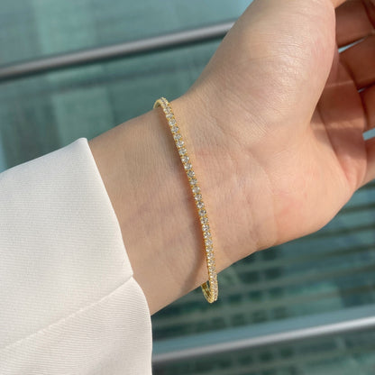 [ElanLuxe Jewelry]Radiant Colorful Round Cut Party Bracelet