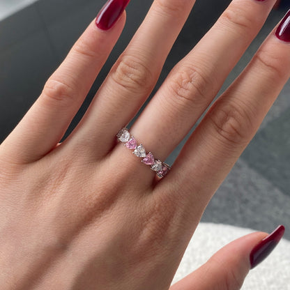 [ElanLuxe Jewelry]0.25 Carat Radiant Romance Heart Cut Lover Ring