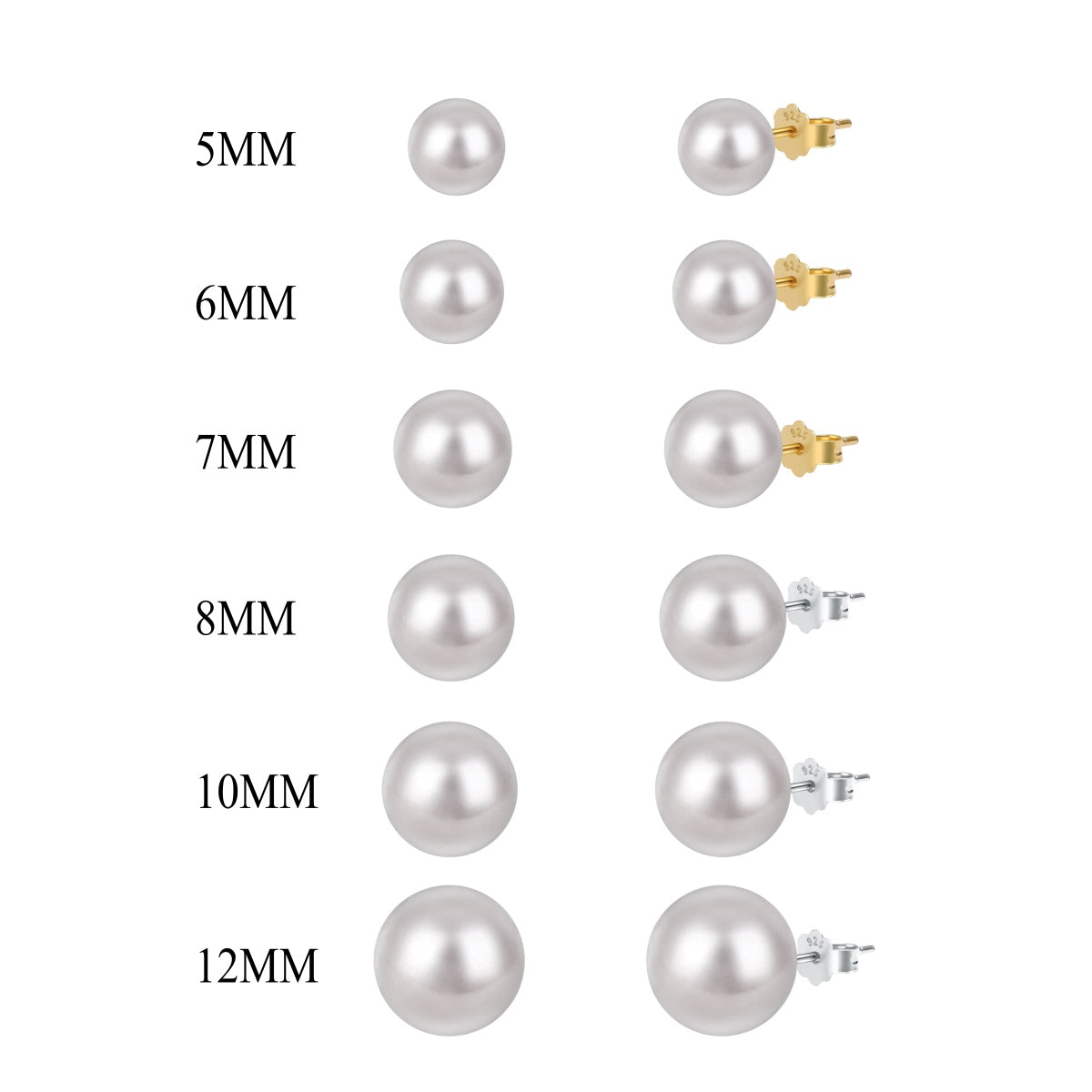 [ElanLuxe Jewelry]Delicate Pearl Earrings