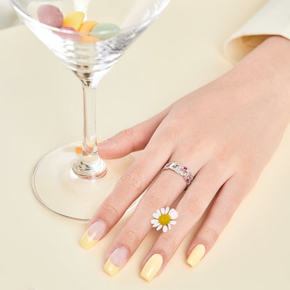 [ElanLuxe Jewelry]Sparkling Vibrant Emerald Cut Daily Ring