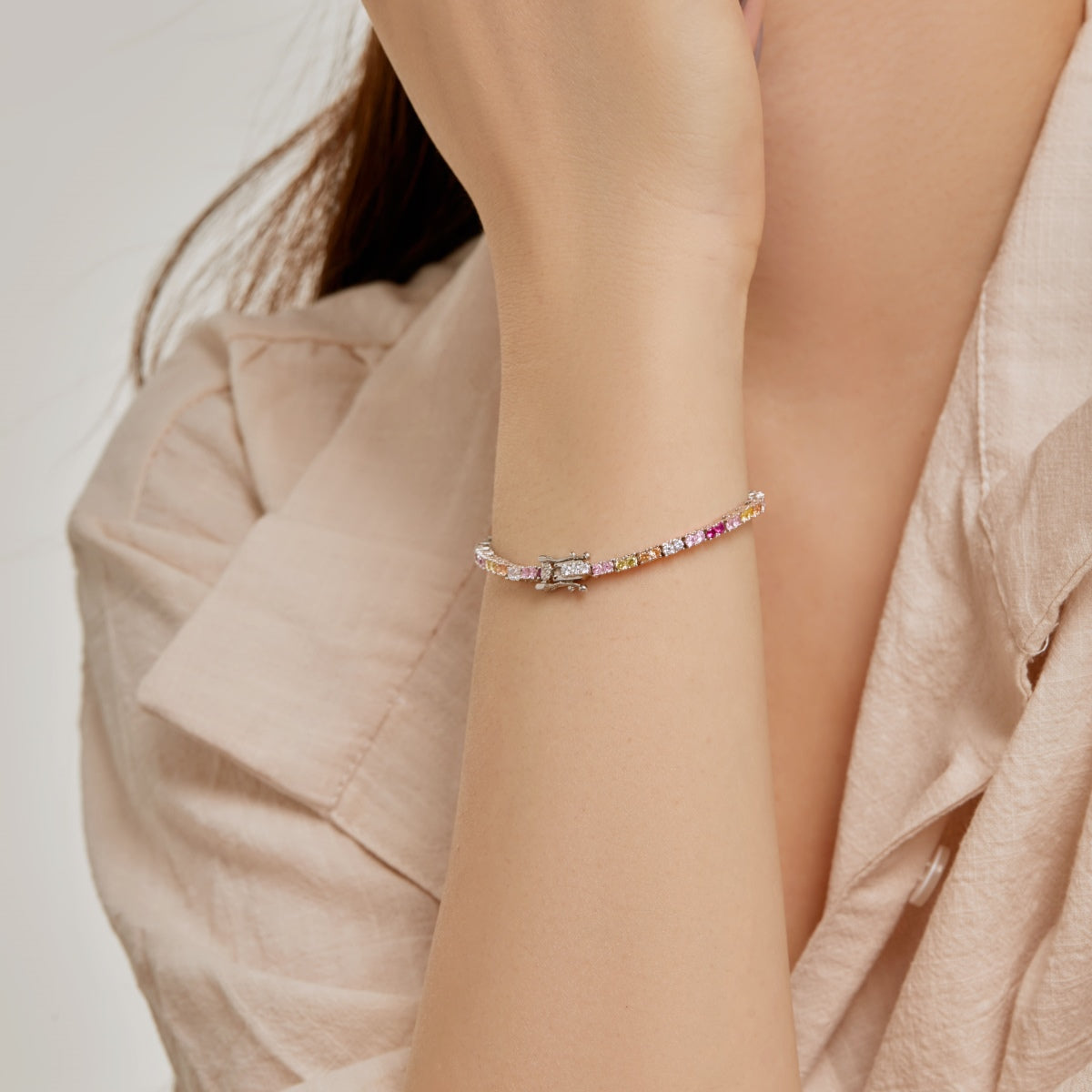 [ElanLuxe Jewelry]Delicate Romantic Heart Shape Lover Bracelet