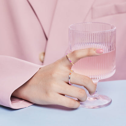 [ElanLuxe Jewelry]Lively In Shades Elegant Radiant Cut Daily Ring