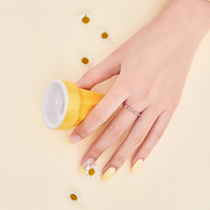 [ElanLuxe Jewelry]Charming Colorful Round Cut Daily Ring
