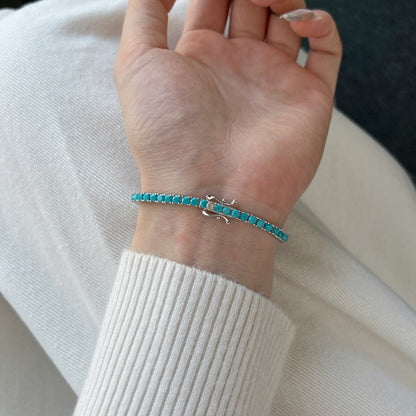 [ElanLuxe Jewelry]Dainty Charming Round Cut Tennis Bracelet