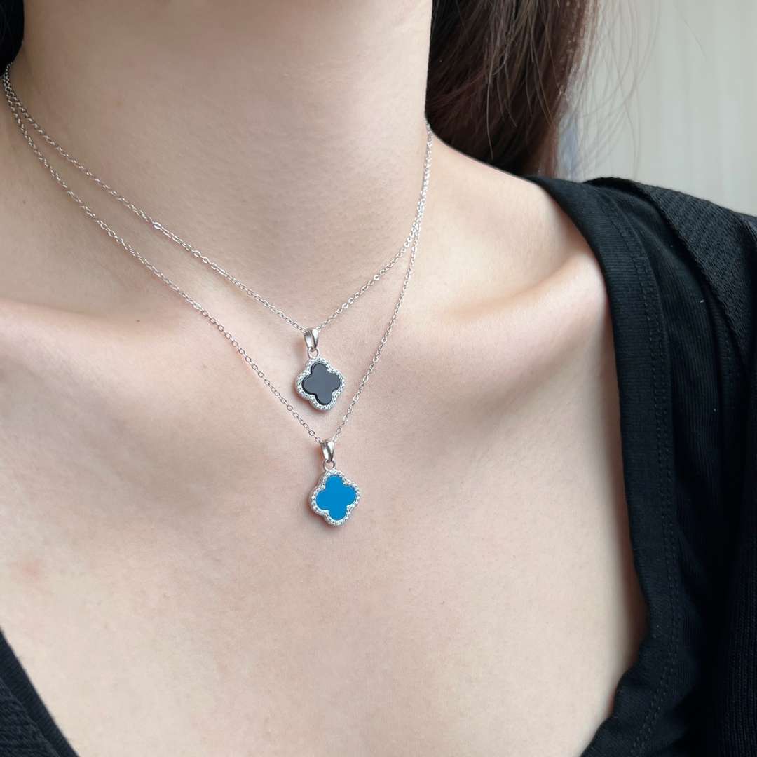 [ElanLuxe Jewelry]Dainty Flower Shape Necklace
