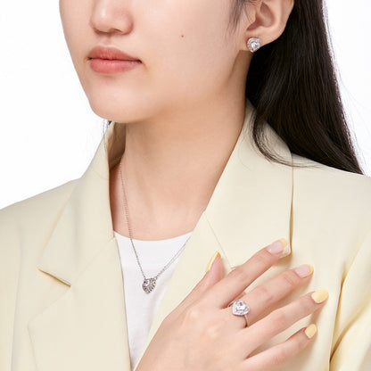 [ElanLuxe Jewelry]Delicate Ebullient Heart Shape Wedding Ring