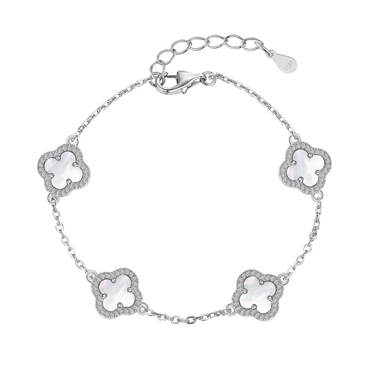 [ElanLuxe Jewelry]Four-Leaf Clover Exquisite Bracelet
